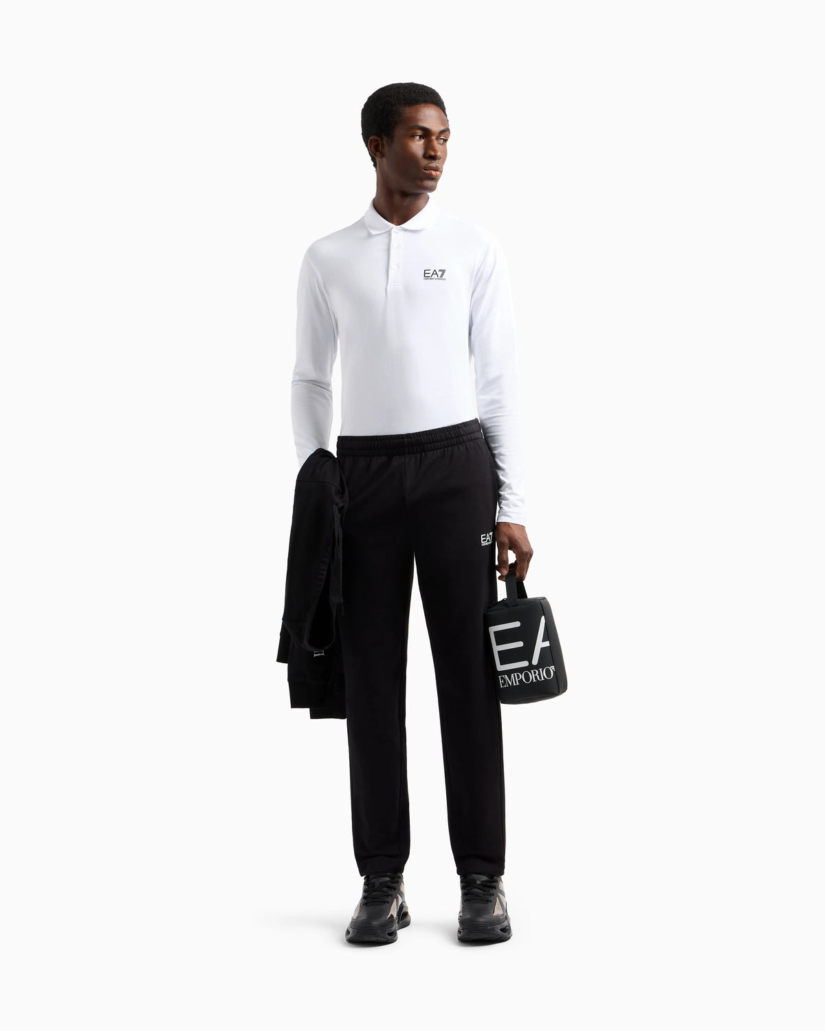 Stretch trousers in soft cotton with slim fit Core Identity
