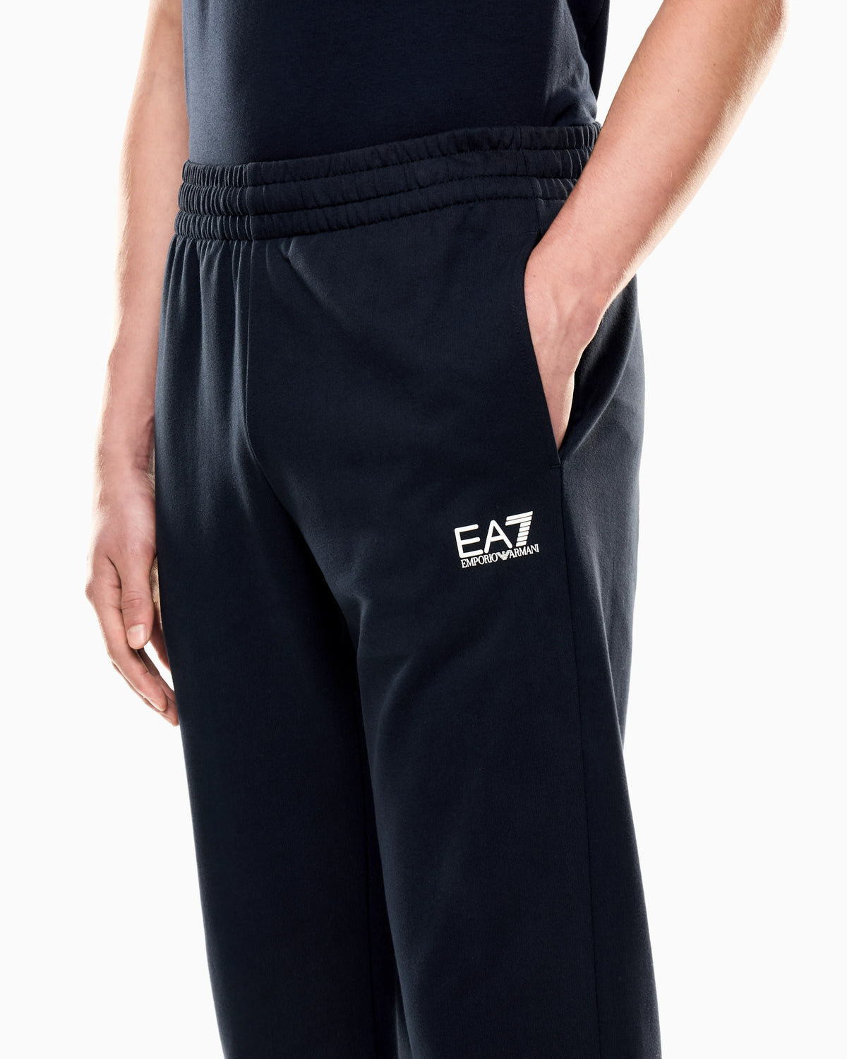 Stretch trousers in soft cotton with slim fit Core Identity
