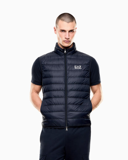 Packable gilet with zip and down padding Core Identity