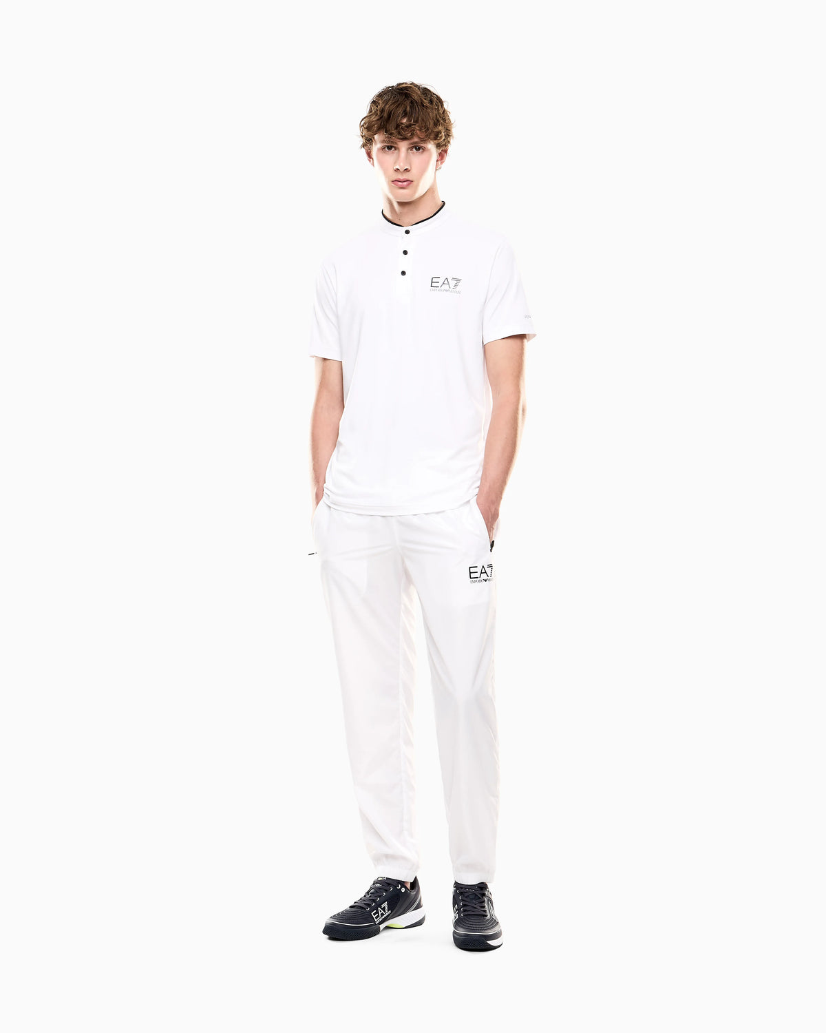 Ventus7 polo with henley collar Tennis Pro
