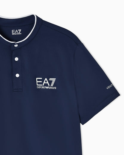 Ventus7 polo with henley collar Tennis Pro