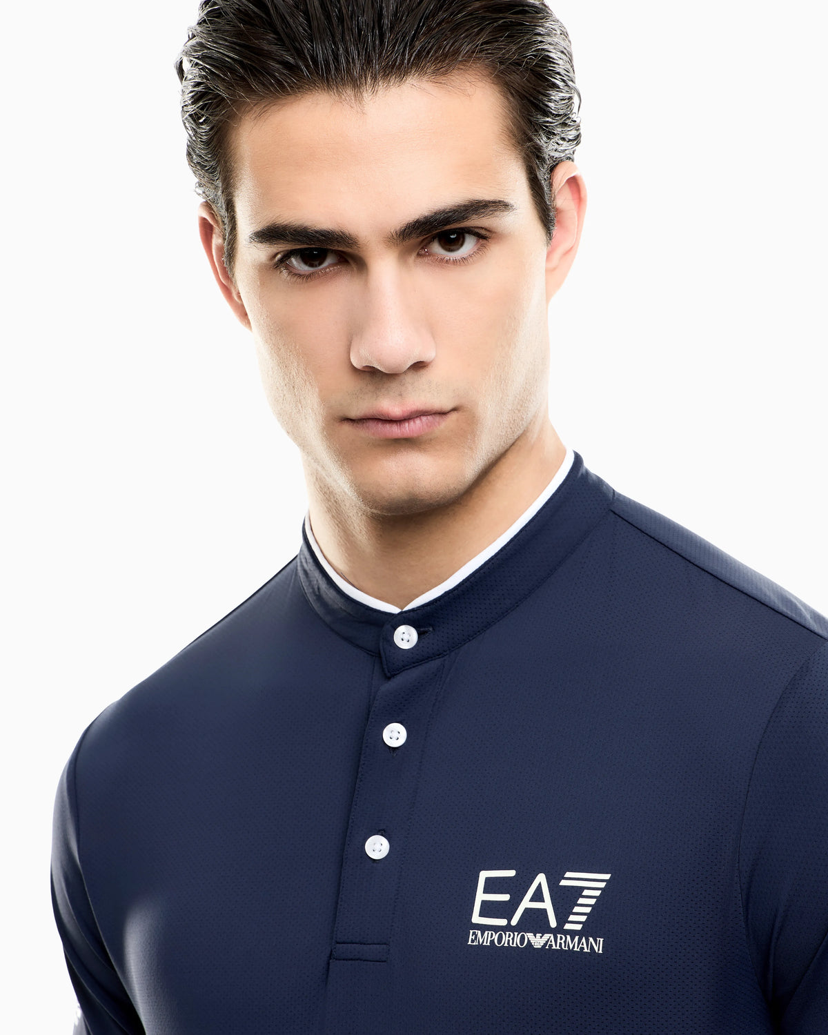 Ventus7 polo with henley collar Tennis Pro