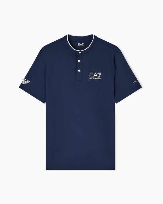 Ventus7 polo with henley collar Tennis Pro