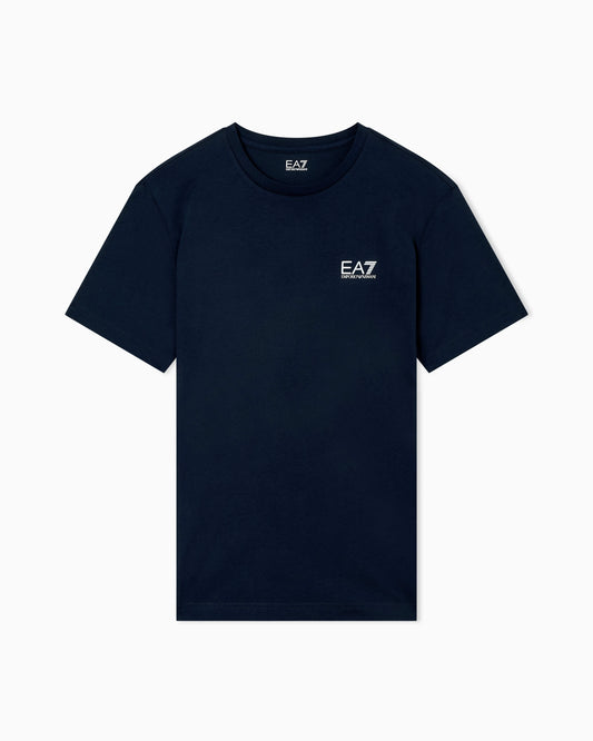 Cotton shirt in Pima jersey with crew neck Core Identity