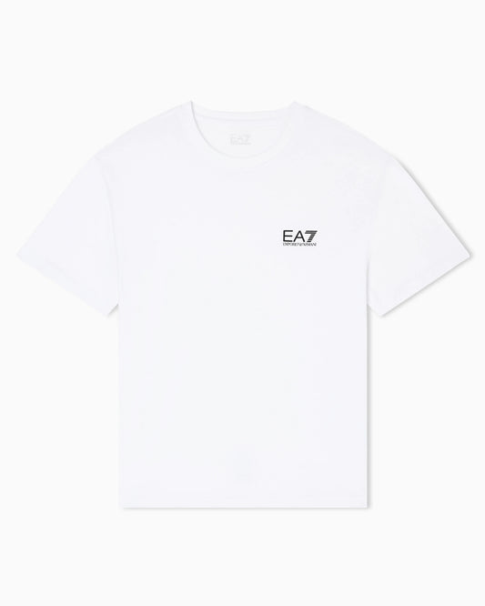 Cotton shirt in Pima jersey with crew neck Core Identity