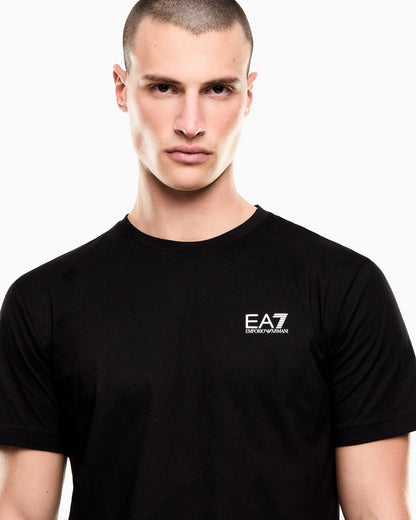 Cotton shirt in Pima jersey with crew neck Core Identity