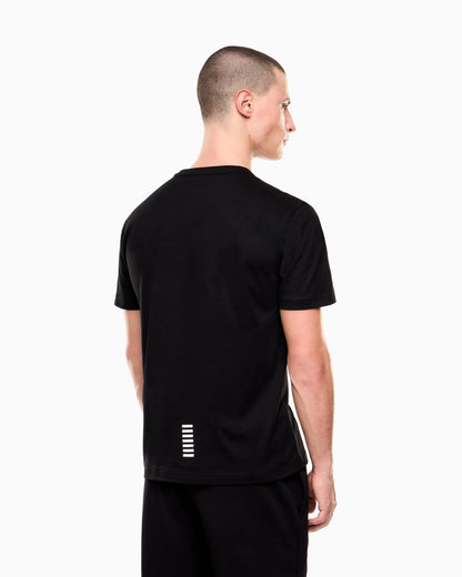 Cotton shirt in Pima jersey with crew neck Core Identity