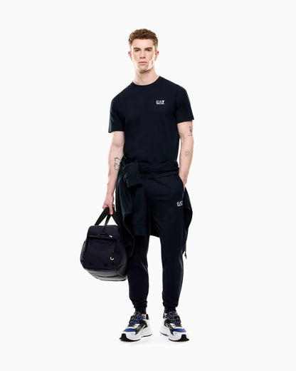 Cotton shirt in Pima jersey with crew neck Core Identity