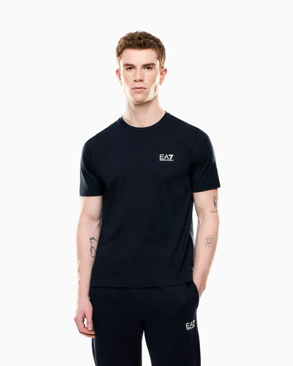 Cotton shirt in Pima jersey with crew neck Core Identity