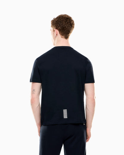 Cotton shirt in Pima jersey with crew neck Core Identity
