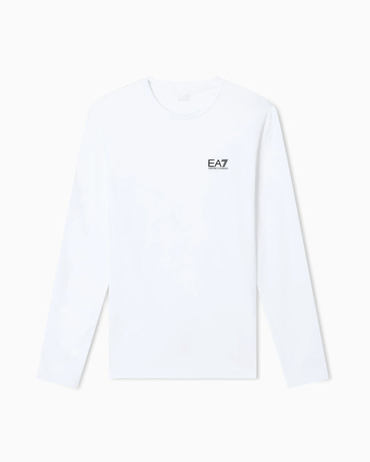 Crew neck t-shirt Core Identity in cotton with long sleeves