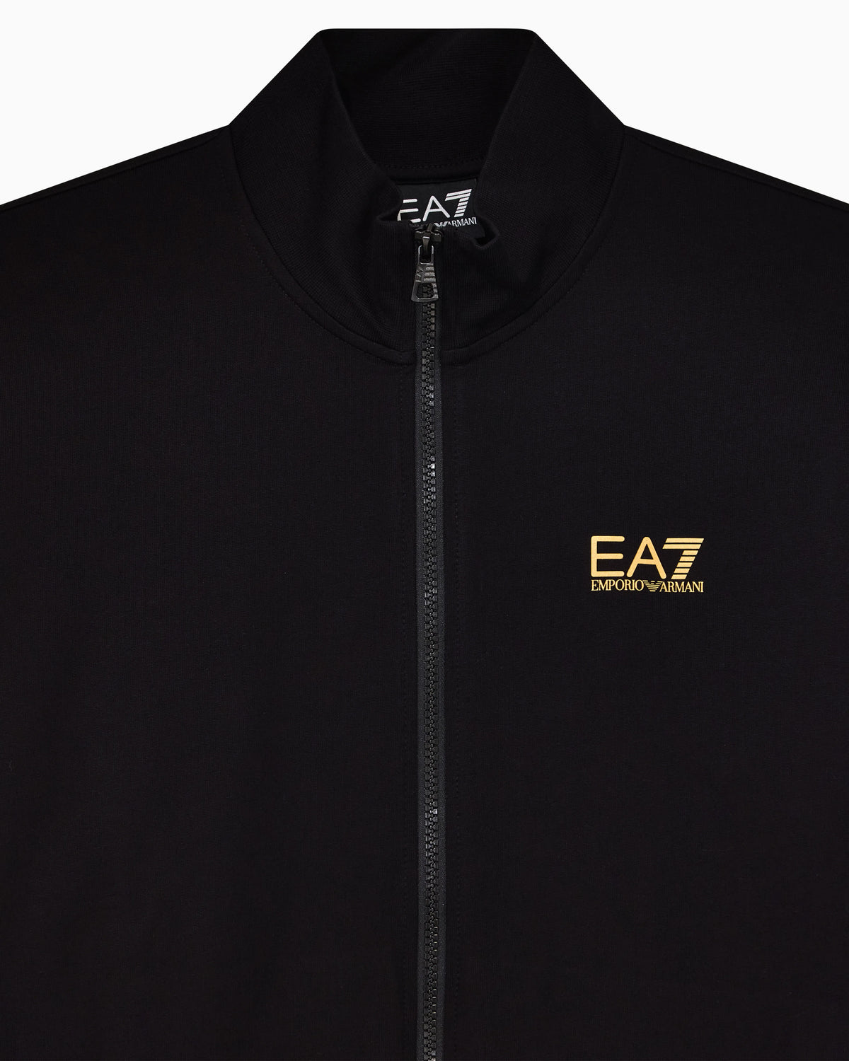Cotton suit with zip and stand collar Core Identity
