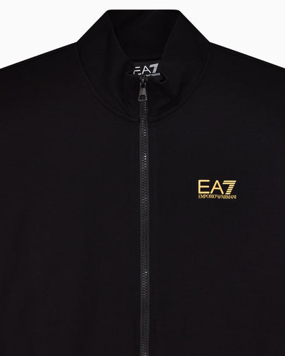 Cotton suit with zip and stand collar Core Identity
