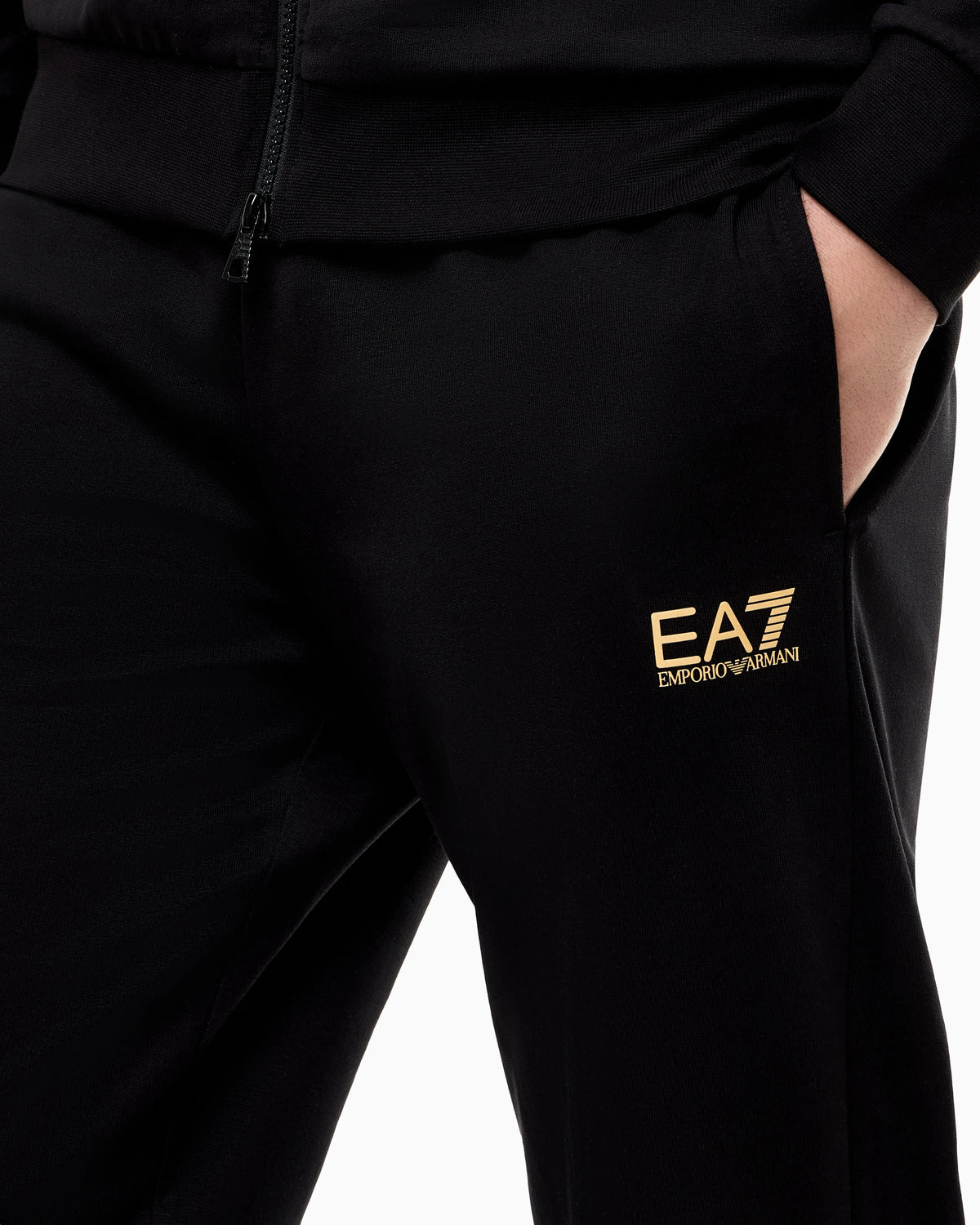 Cotton two-piece suit with a zip hoodie Core Identity