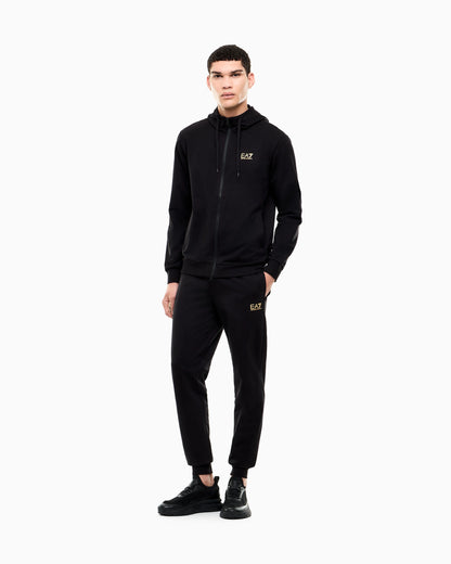 Cotton two-piece suit with a zip hoodie Core Identity