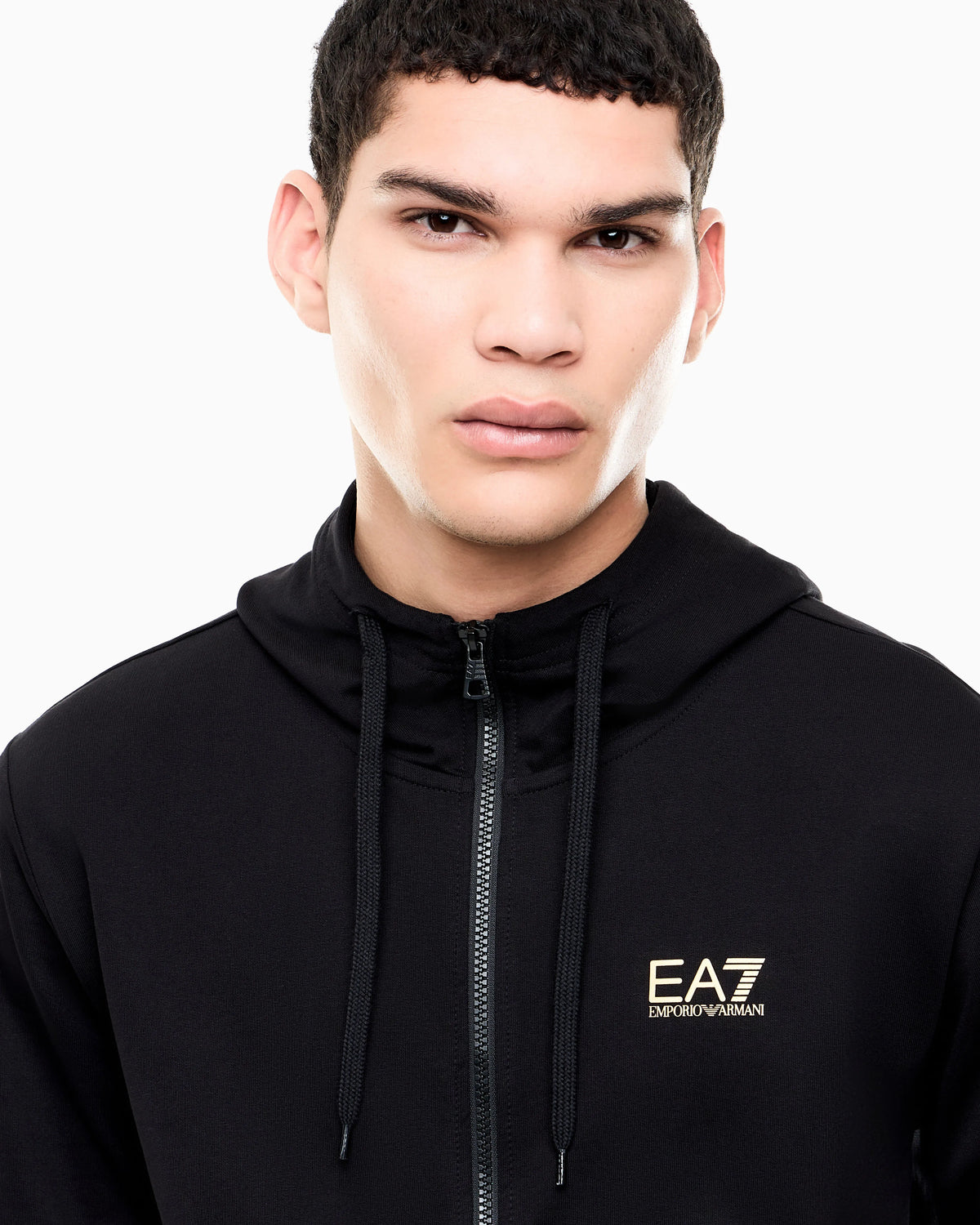 Cotton two-piece suit with a zip hoodie Core Identity