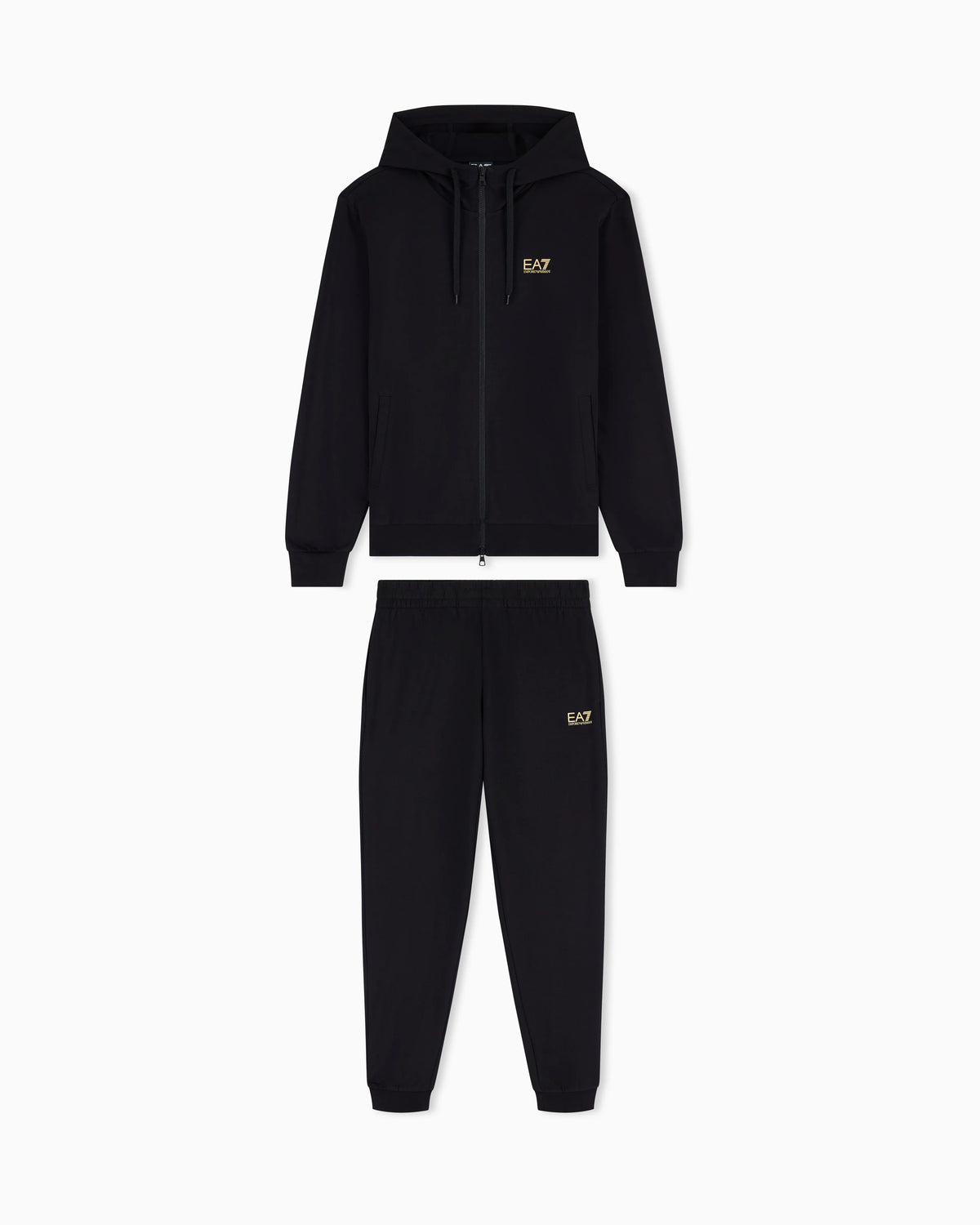 Cotton two-piece suit with a zip hoodie Core Identity