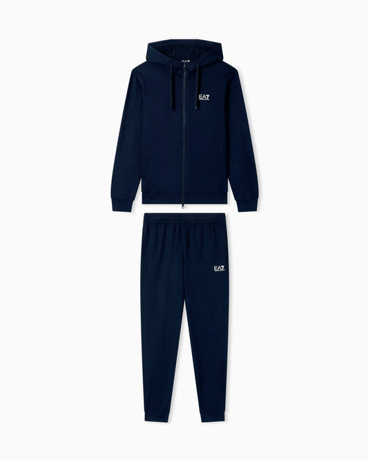 Cotton two-piece suit with a zip hoodie Core Identity