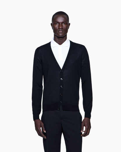 Cashmere cardigan with buttons