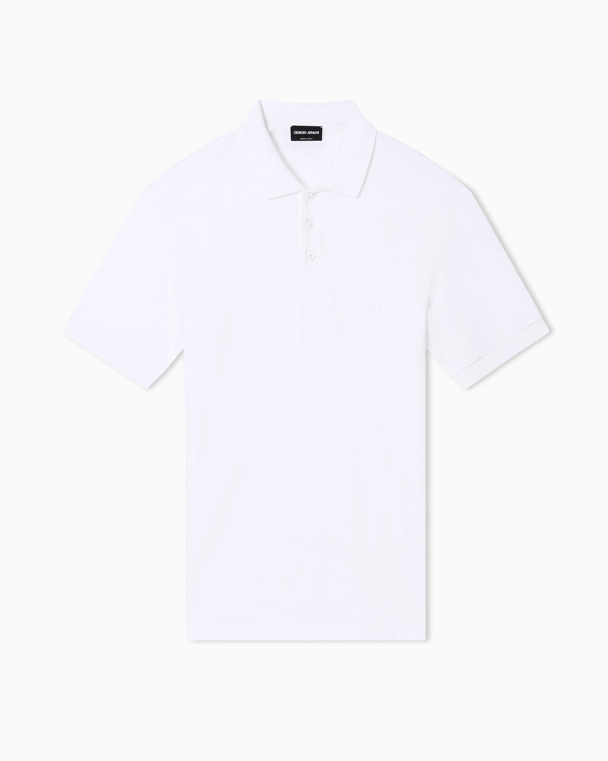 Slim fit polo  in stretch cotton pique with logo