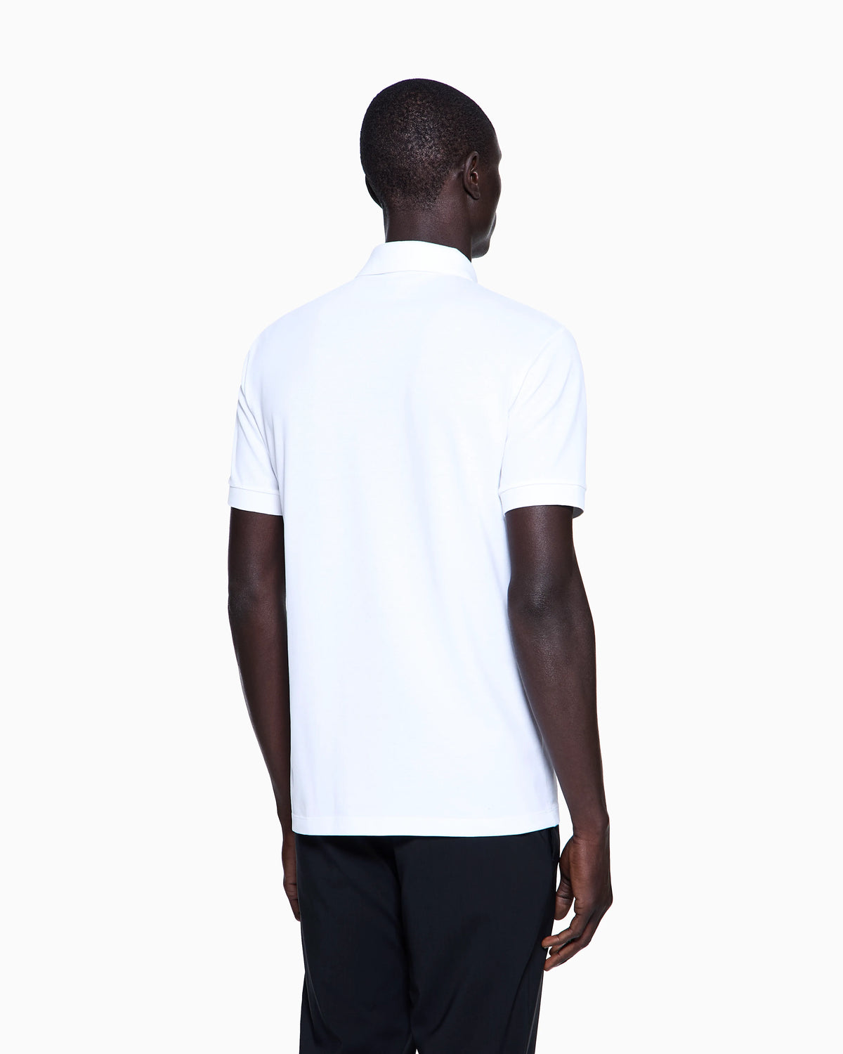 Slim fit polo  in stretch cotton pique with logo