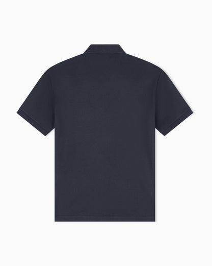 Slim fit polo  in stretch cotton pique with logo