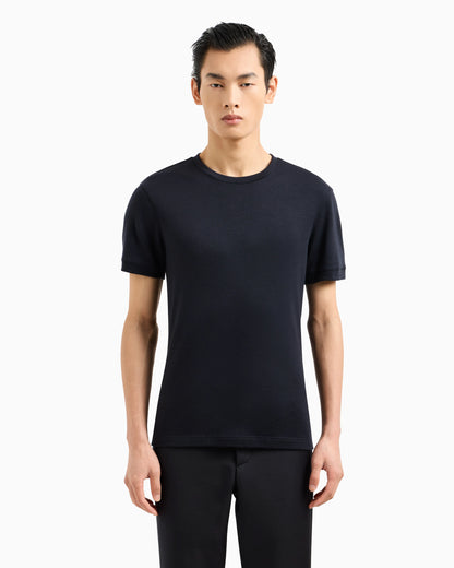 Short-sleeved cashmere Icon jumper
