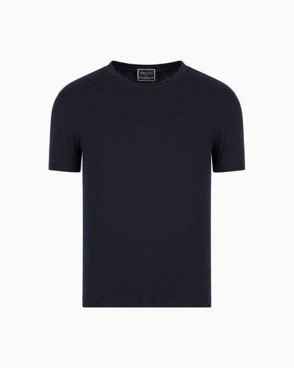 Short-sleeved cashmere Icon jumper