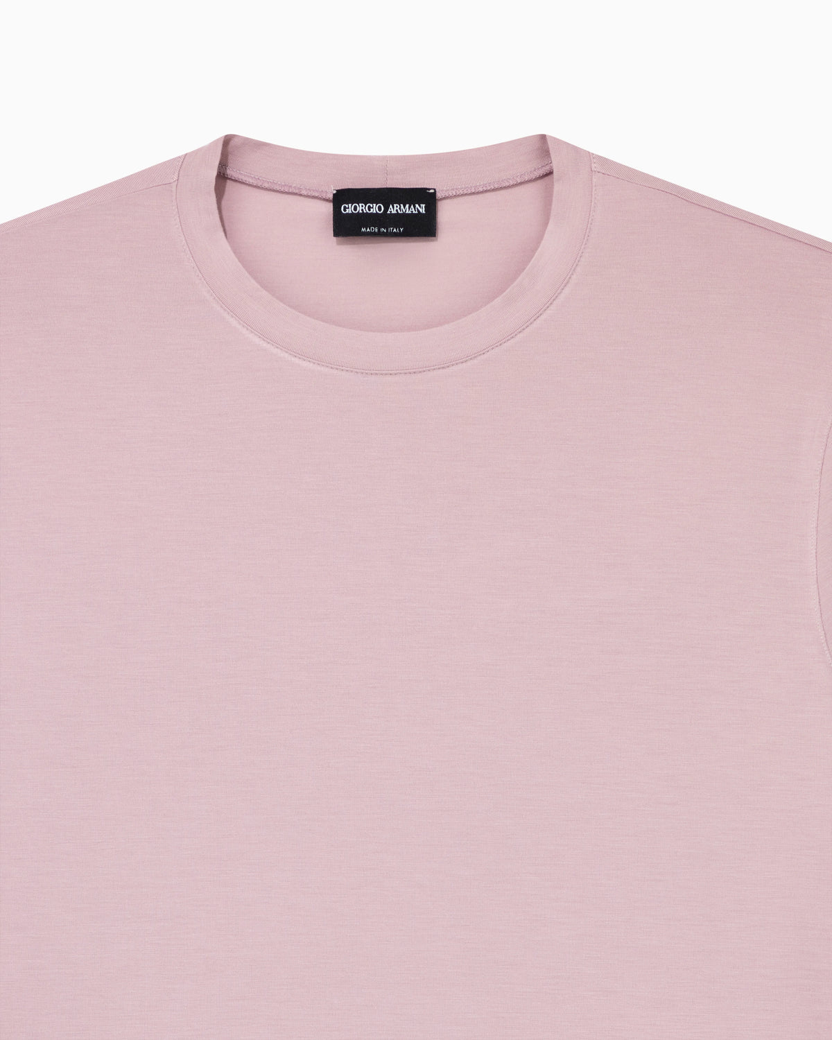 crew-neck T-shirt in stretch viscose jersey