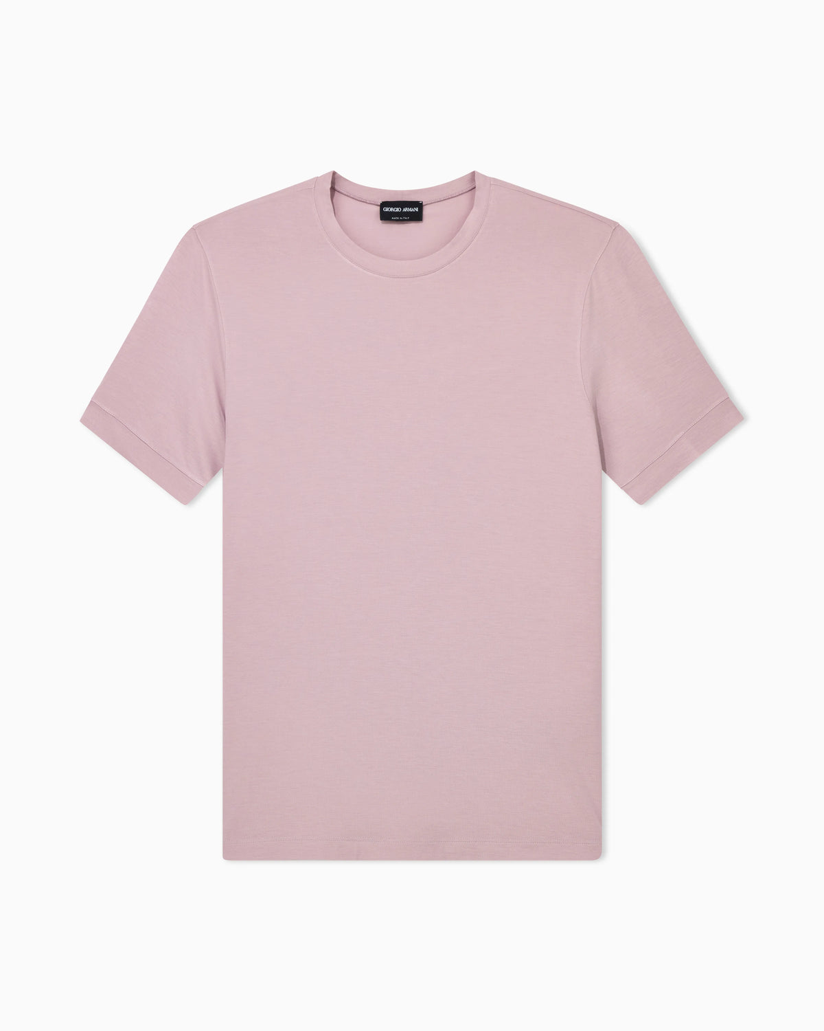 crew-neck T-shirt in stretch viscose jersey