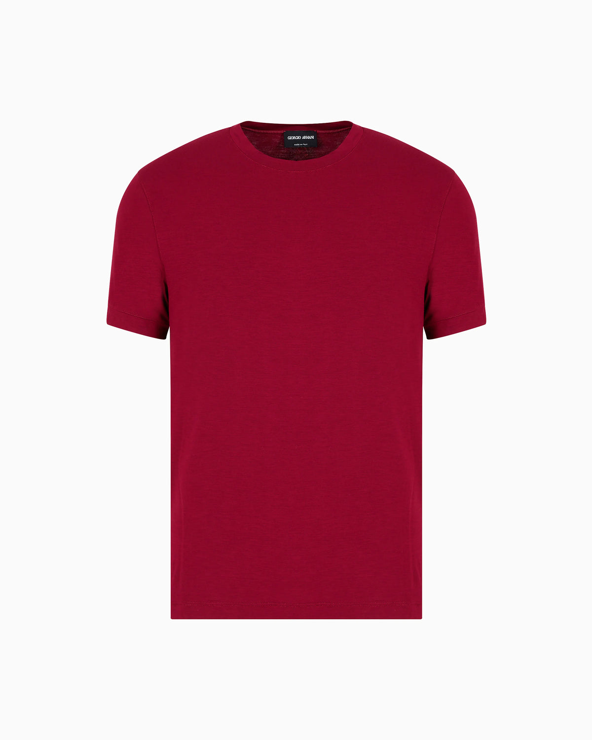 crew-neck T-shirt in stretch viscose jersey