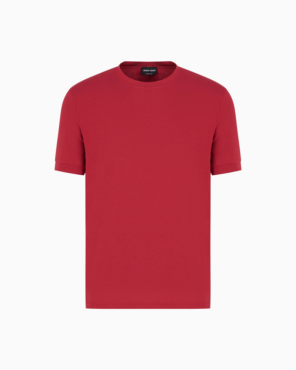 crew-neck T-shirt in stretch viscose jersey