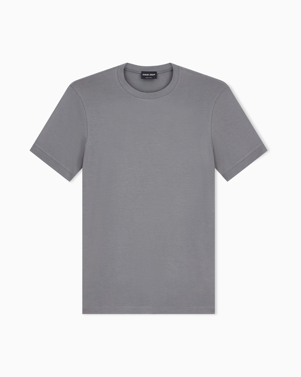 crew-neck T-shirt in stretch viscose jersey