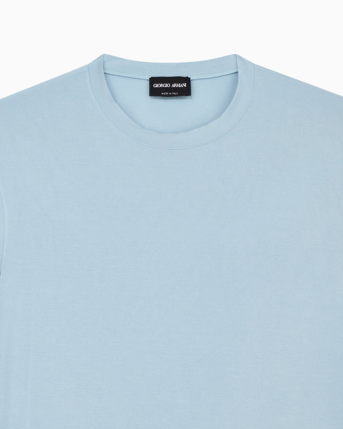 crew-neck T-shirt in stretch viscose jersey