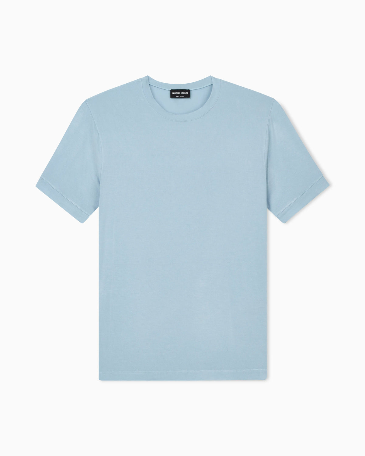 crew-neck T-shirt in stretch viscose jersey