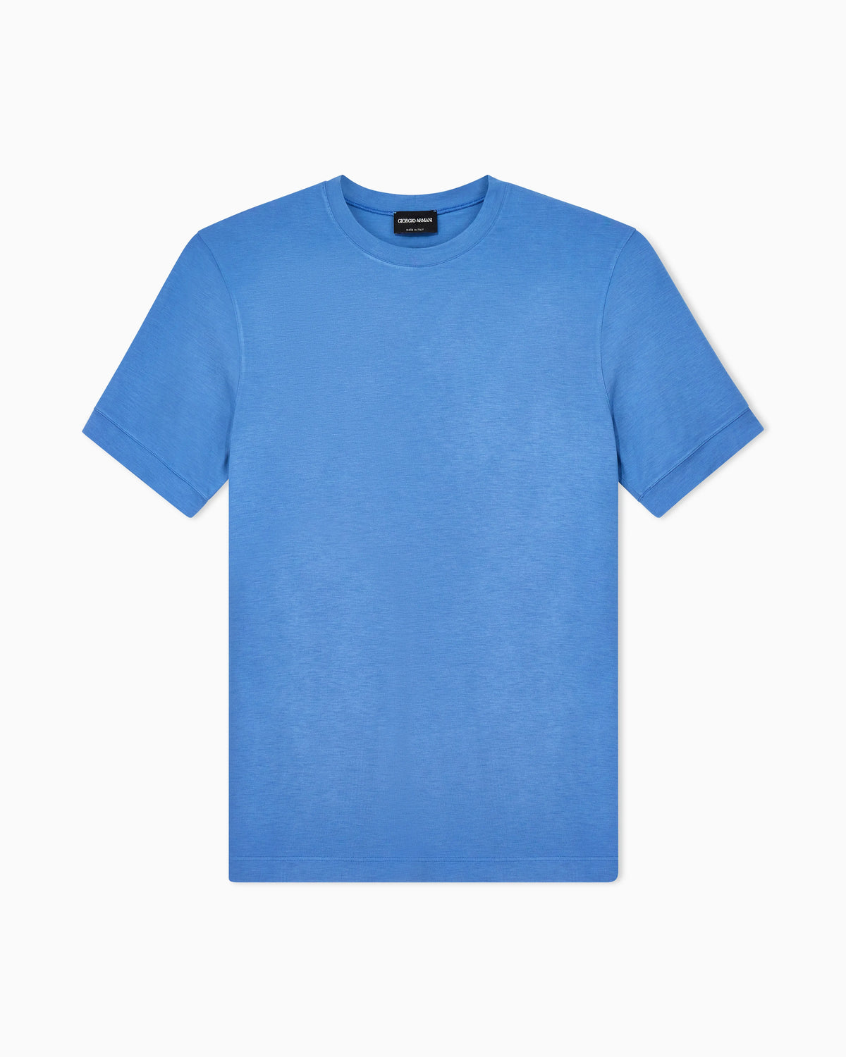 crew-neck T-shirt in stretch viscose jersey