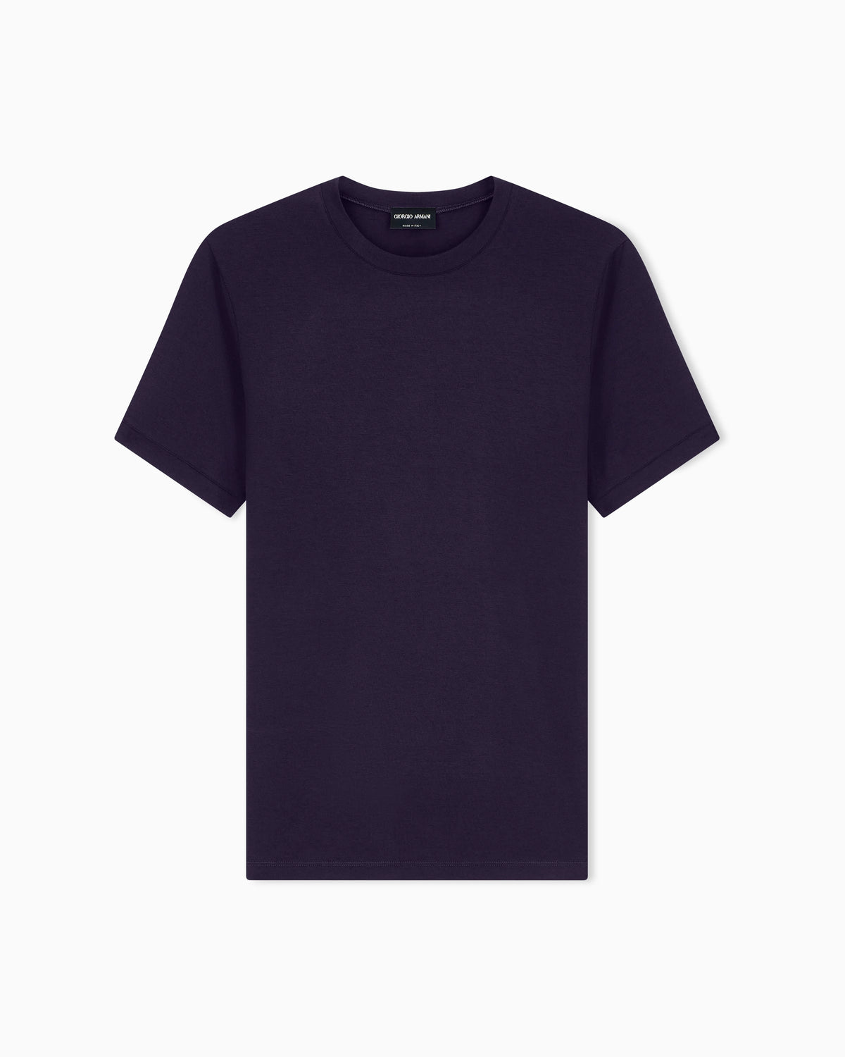 crew-neck T-shirt in stretch viscose jersey