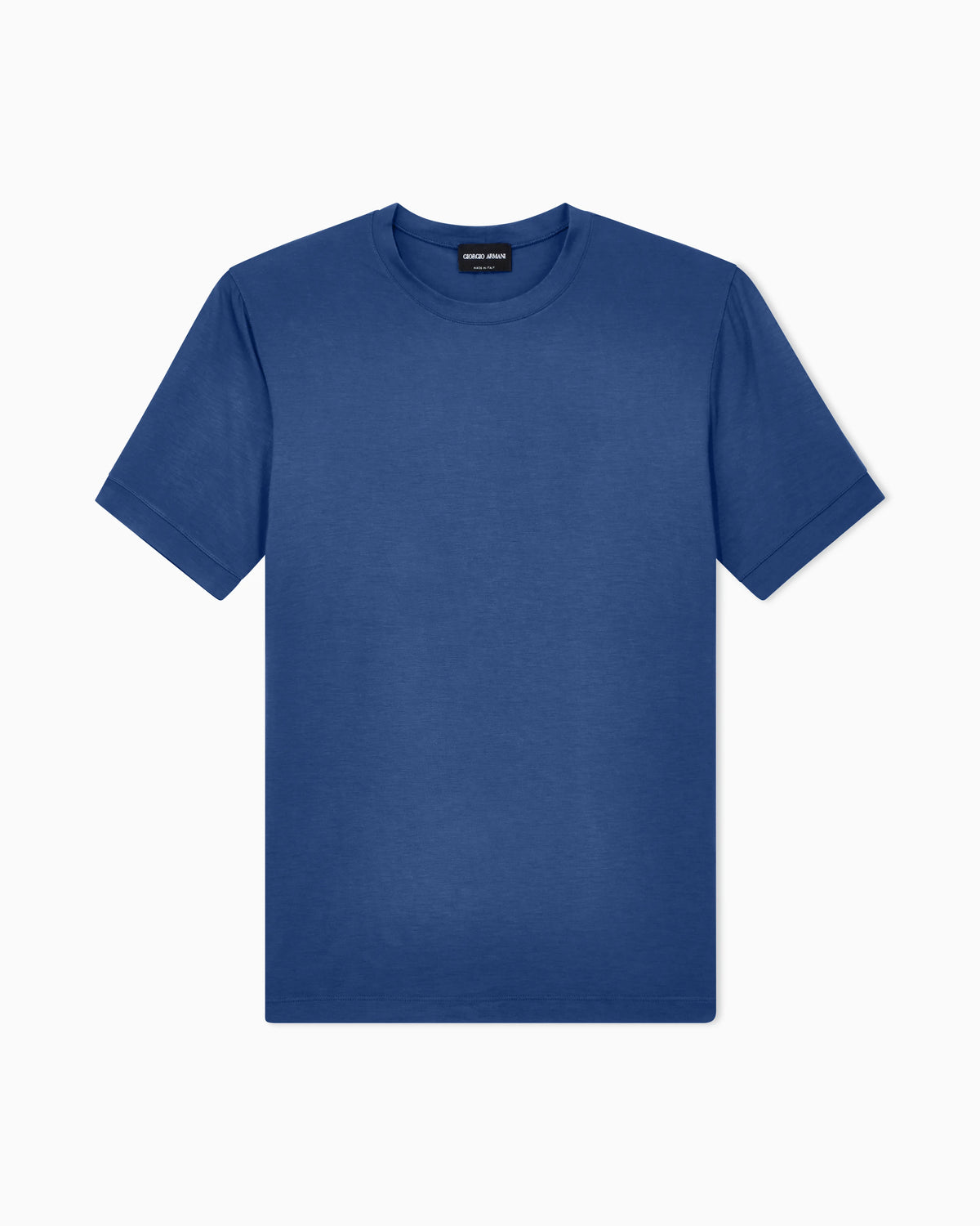 crew-neck T-shirt in stretch viscose jersey