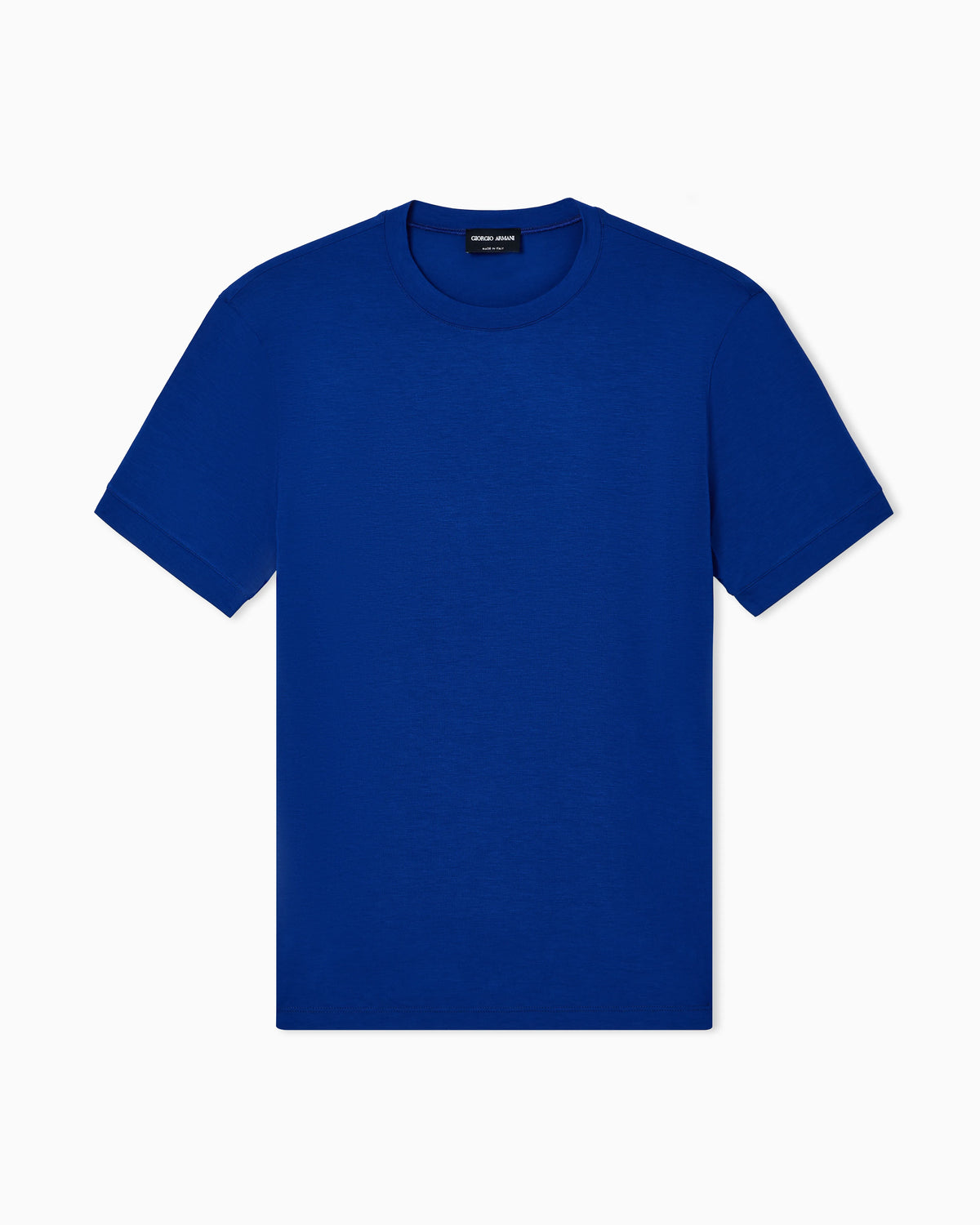 crew-neck T-shirt in stretch viscose jersey