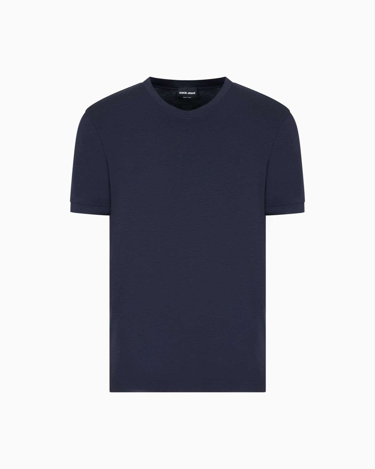 Stretch viscose jersey, V-neck Icon T-shirt