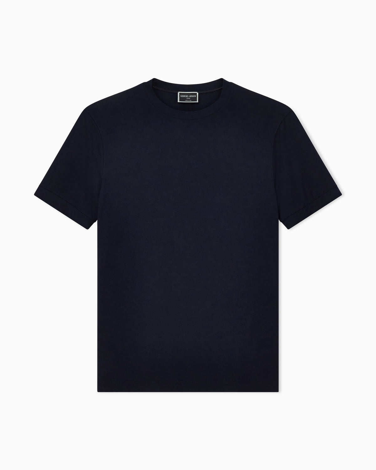 Jersey t-shirt in stretch viscose with a crew neck Icon