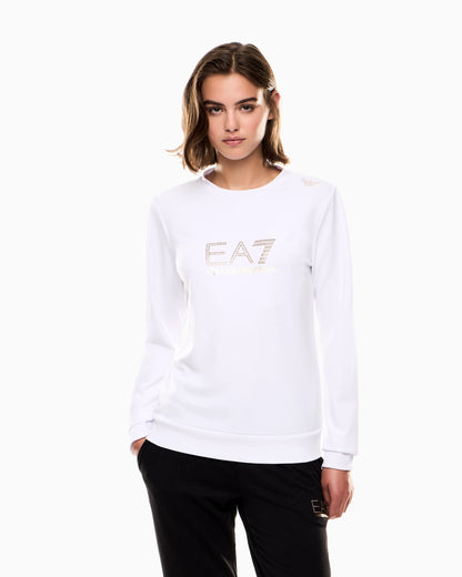 Stretch sweatshirt in a viscose blend with studs Evolution