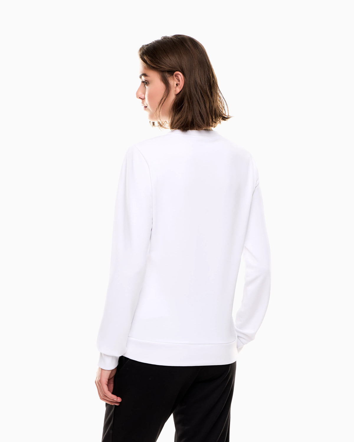 Stretch sweatshirt in a viscose blend with studs Evolution