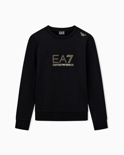 Stretch sweatshirt in a viscose blend with studs Evolution