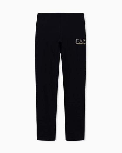 Jersey legging in stretch cotton with micro studs Evolution