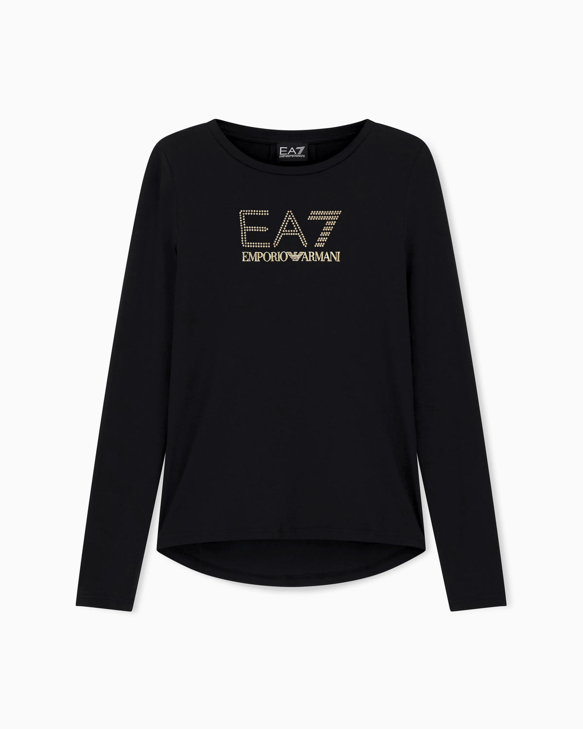 Stretch t-shirt with crew neck and long sleeves Evolution
