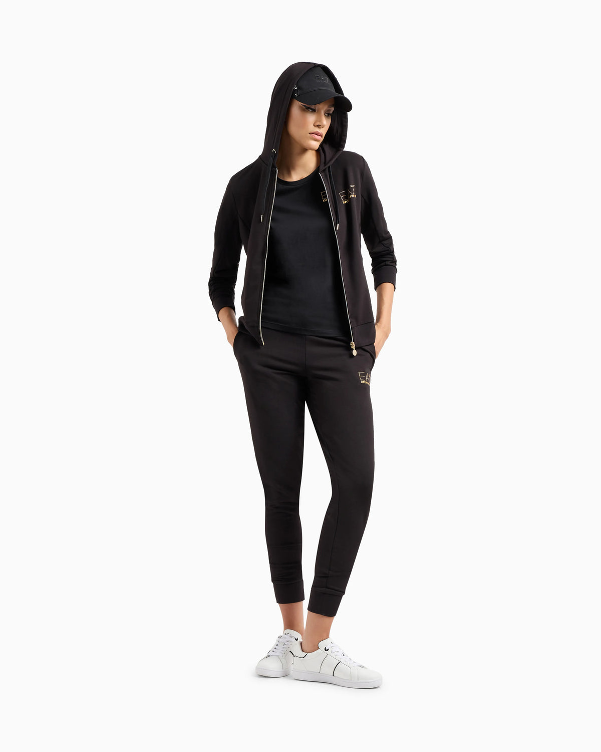 Stretch crew neck slim t-shirt with micro studs Evolution