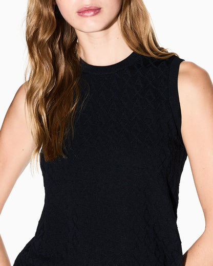 Allover logo top in jacquard  Monogram