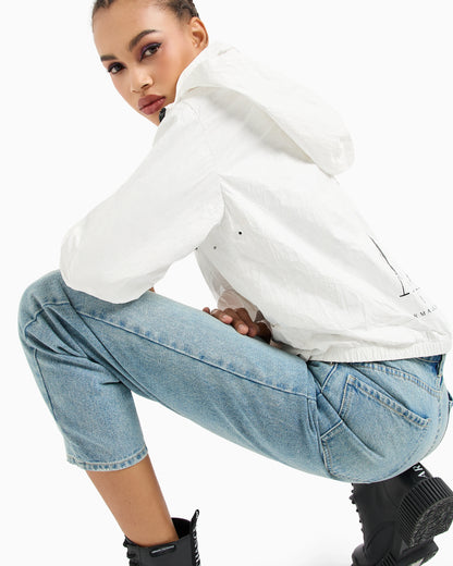 Carrot fit jeans in rigid denim with five pockets Icon