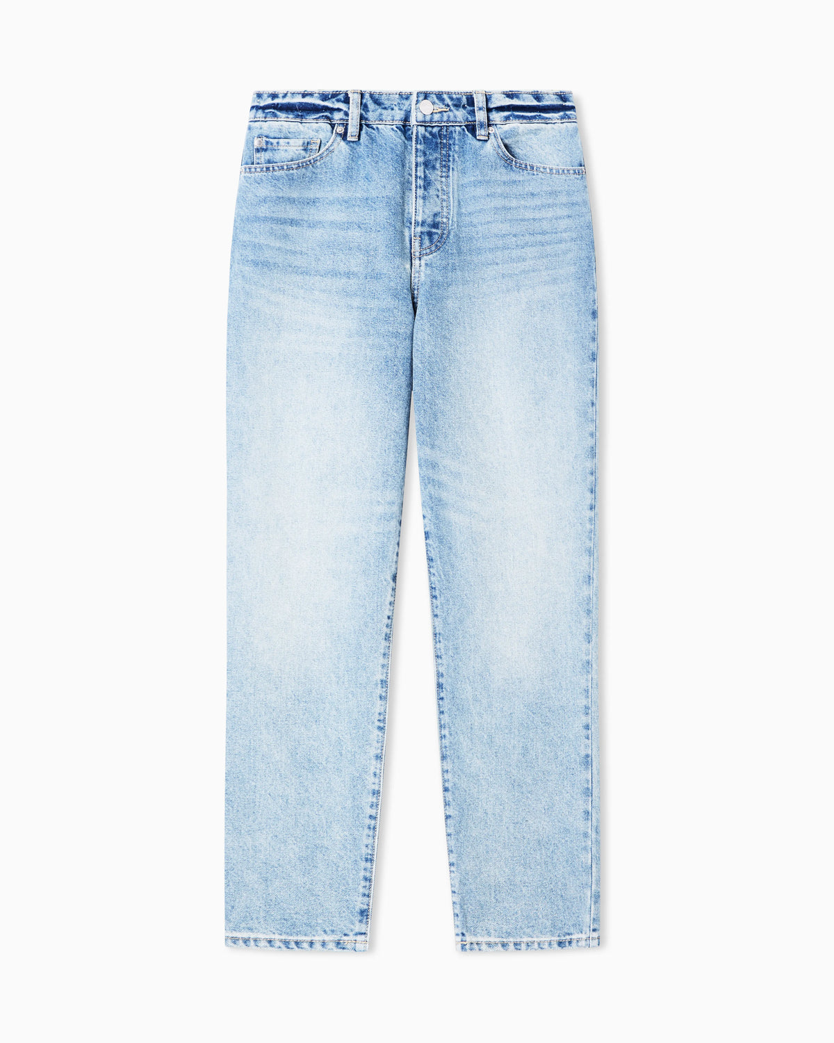 Carrot fit jeans in rigid denim with five pockets Icon